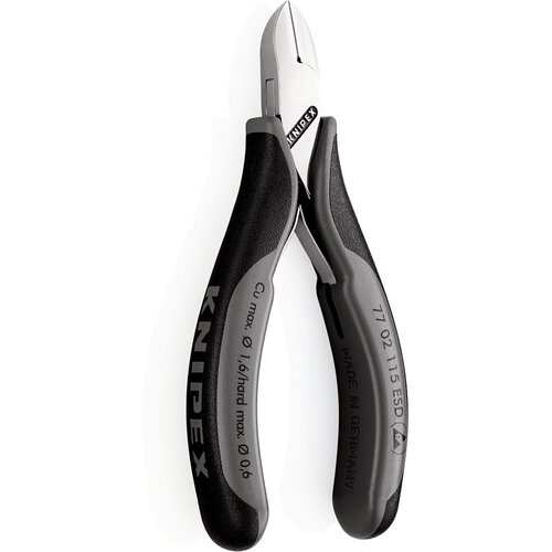 Knipex precizne dijagonalne sečice za elektroniku sa oprugom 115mm (77 02 115 esd) Slike