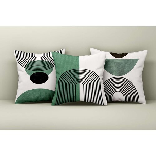WALLXPERT Set ukrasnih jastučnica Asr_plw25-42, 43x43 cm, 3 komada, Šarene Cene
