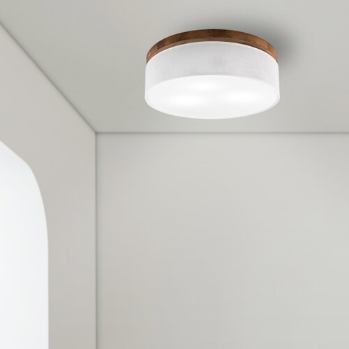  Brilagi - LED plafonsko svetlo BELLADONNA 3xE27/15W/230V prečnik 50 cm bela/hrast-tre&amp;scaron;nja Slike