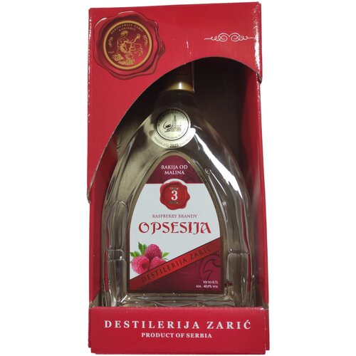 Destilerija Zarić Rakija Opsesija, Malina, 0.7l Slike