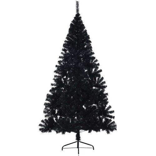  Umjetno predsvijetljeno božićno drvce Crna 210 cm PVC Slike