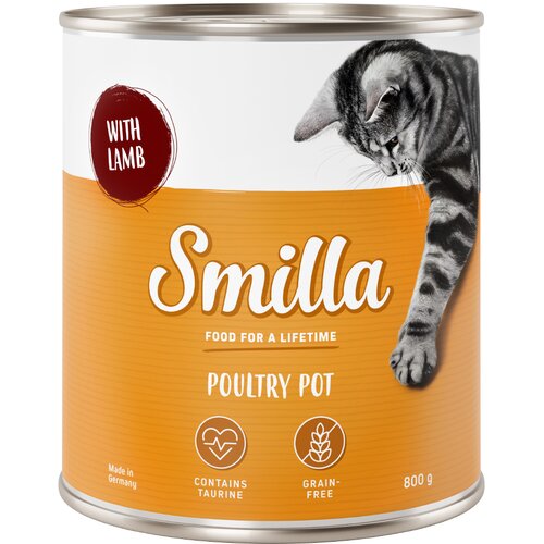  Varčno pakiranje Smilla perutninski lonček 24 x 800 g - Mehka perutnina z jagnjetino Cijene