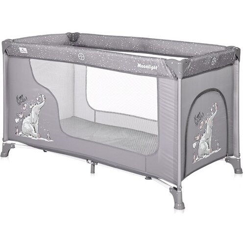 Lorelli Prenosivi krevet moonlight 1 nivo - grey fun Cene
