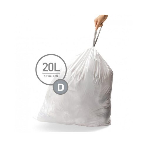 simplehuman CW0163 D-tip vreće za kante za smeće (20 kom) Cijene
