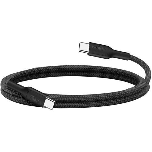 Belkin USB-C na USB-C kabel 240W 1m, ultra hitro polnjenje, ojačan, Črna, (5000191875) Cene