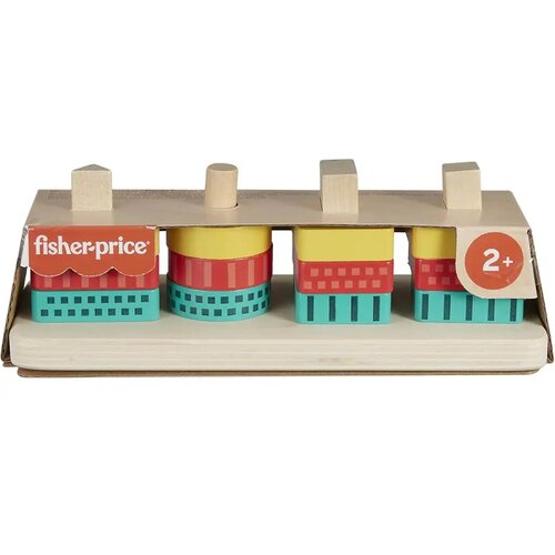 Mattel Fisher-Price: Drvena igračka za razvoj oblika - Cene