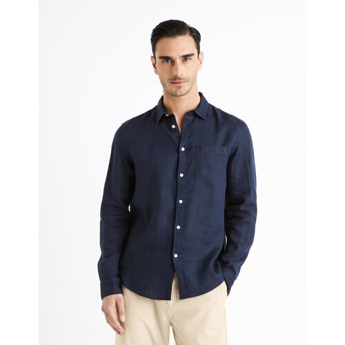 Celio Linen Shirt Daflix - Men's Cene