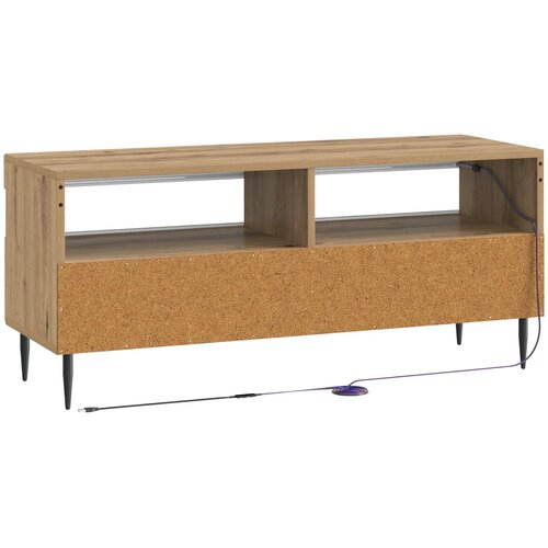  LED TV kabinet Hrast artisan Konstruirano drvo Slike