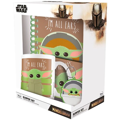 Star Wars PYRAMID STAR WARS: THE MANDALORIAN (I'M ALL EARS) DARILNI SET Cene