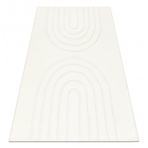 RugsX CURVY bela 11 Arches pralna preproga, strukturirana, reliefna, pliš 160x220 cm, (21993778) Cene