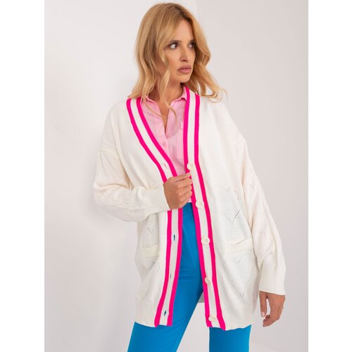 BADU Cardigan-BA-SW-12055.14X-ecru Slike