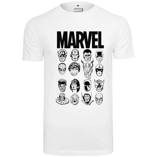 Mister Tee Majica 'Marvel Crew Tee' crna / bijela