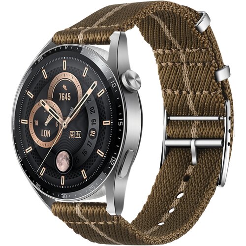 INF nato trak za uro iz najlona jacquard gold 22 mm, (21733983) Cene