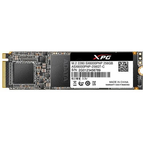 Adata XPG 256GB SX6000 Pro, M.2 2280, PCIe Gen3x4 NVMe 1.3, 2100/1500MB/s (ASX6000PNP-256GT-C) ssd hard disk Cene