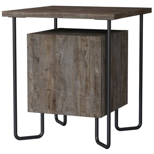 Decortie Pomožne mize Acres Nightstand - Dark Coffee Kostanjeva Slike