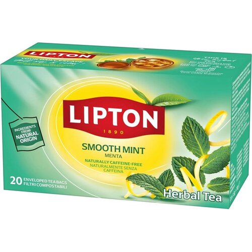 Lipton Zeli&scaron;čni čaj Smooth Mint - 20 čajnih vrečk Cene