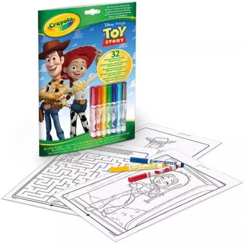 Crayola Toy Story 5: Barvanka in delovni zvezek s flomastri Cene
