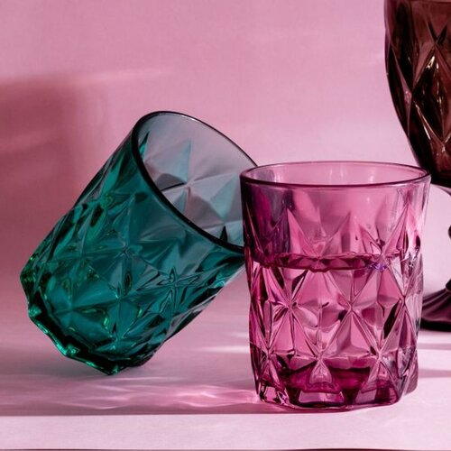  Čaša SET LUNNA 0.3l 4kom - Pink - HML Cene