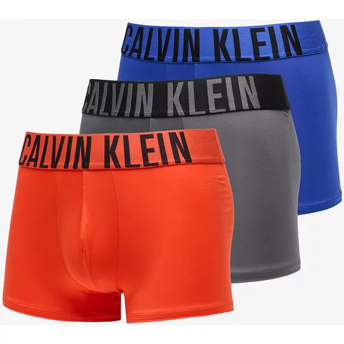 Calvin Klein Bokserice 'Intense Power' plava / boja blata / krvavo crvena / crna