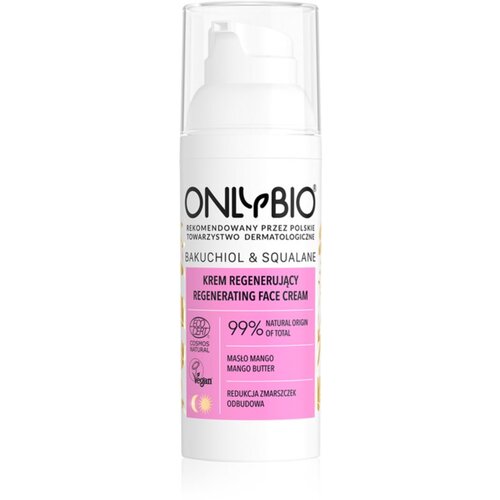 OnlyBio Bakuchiol &amp;amp; Squalane krema za regeneraciju za zrelu kožu lica 50 ml Slike