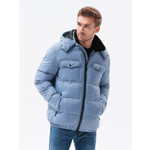 Ombre Clothing Men's winter jacket C518 Slike