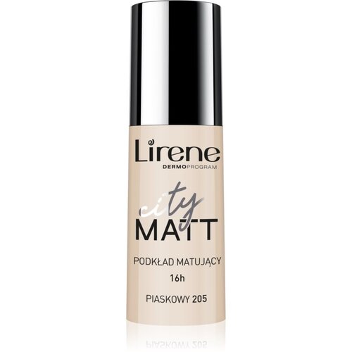 Lirene City Matt matirajoča podlaga za pod tekoči puder odtenek 205 Sand 30 ml Cene