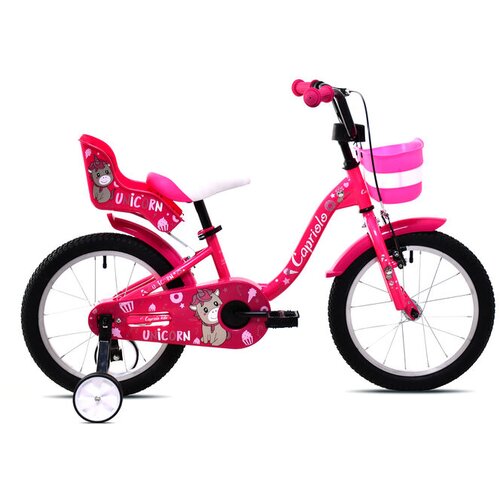 Capriolo bicikl za decu viola, 16", roze Cene