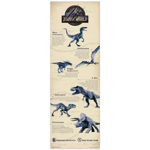 JURASSIC PARK PLAKAT PUERTA JURSKI SVET, (20837222) Slike