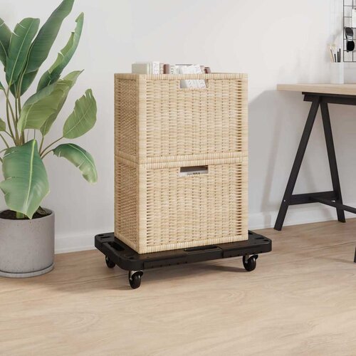  Transportna kolica 2 kom crna 58 x 38 x 12 cm polipropilenska Cijene