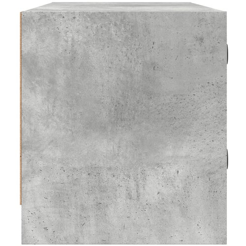  ormarić sa staklenim vratima boja betona 102x37x42 cm Slike