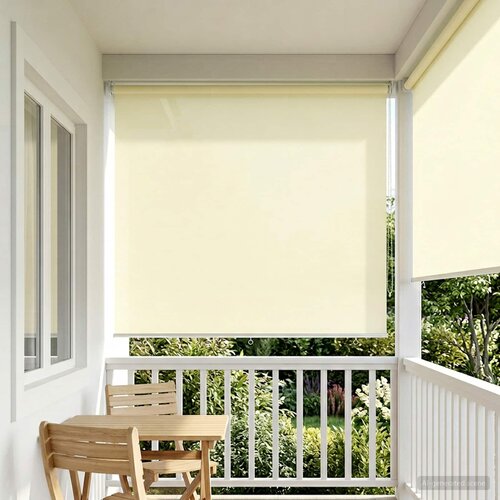  Roleta za&scaron;tita od UV zračenja Krem 160 x 140 cm Poliester Cijene