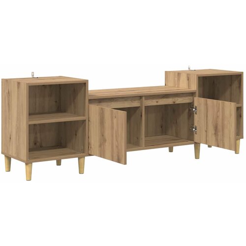 vidaXL TV omarica Umetni hrast 160 x 35 x 55 cm Konstruiran les, (5000112897) Cene