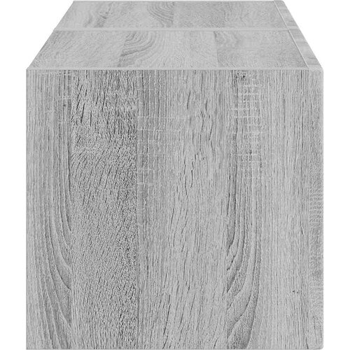 VidaXL TV zidni ormar Zidne 2 pcs Siva Sonoma 60 x 31 x 29.5 cm Slike