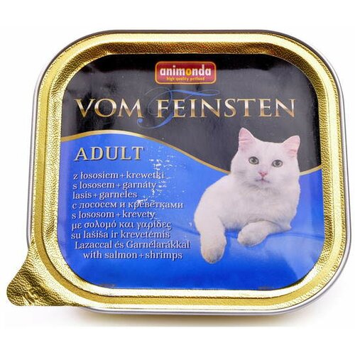 Animonda Vom Feinsten pašteta za mačke Adult losos 16x100gr Slike