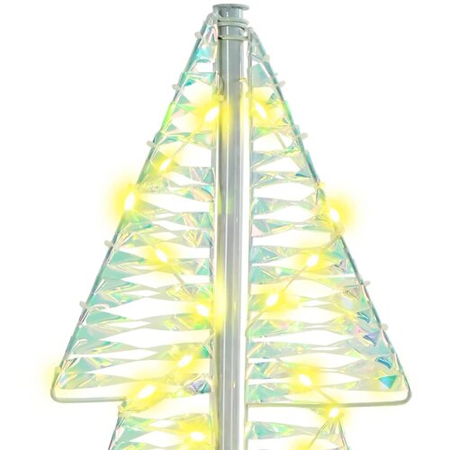 Božićno drvce s 100 LED svjetlima Topla bijela 120 cm PET Slike