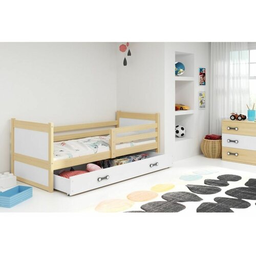 Rico drveni dečiji krevet - bukva - beli - 190x80 cm GVG4326 Cene