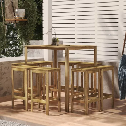  Barski stol 110 x 100 x 110 cm od impregnirane borovine