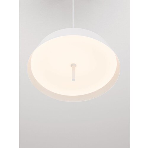 Nova Luce Bijela LED viseća svjetiljka aluminijska s mogućnosti zatamnjivanja &amp;oslash; 45 cm Velio &amp;ndash; Slike