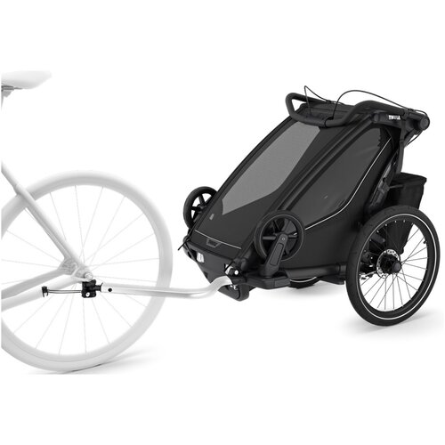 Thule &amp;scaron;portni voziček kolesarski single Chariot Sport 2 black Slike