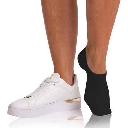 Bellinda BAMBOO FOOTIE SOCKS - Bamboo very low women's socks - black Cene