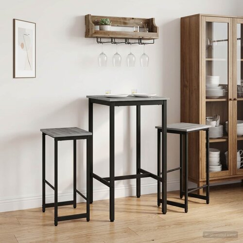  stolica 2 kom. Siva Sonoma 40 x 32 x 74 cm Cene