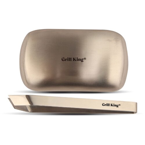 Grill King Kitchen inox sapun za pranje mirisa + pinceta Slike
