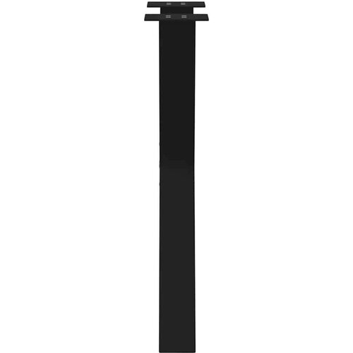 VidaXL Noge blagovaonski stol X-oblika 2 kom crne 60x(72-73) cm čelik Slike
