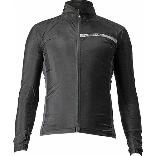 Castelli Squadra Stretch Jacket Light Black/Dark Gray M