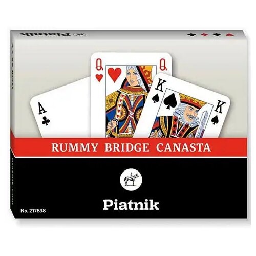 Piatnik Standardne remi karte, dvojni paket 2x55 kart - Cene
