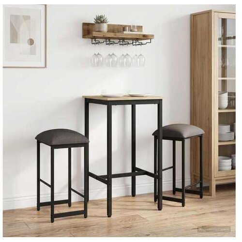 vidaXL Barska stolica 2 kom. Svjetlosiva 40 x 32 x 74 cm - Svjetlosiva 2 40 x 32 x 74 cm Cene
