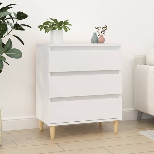  Komoda bijela 60 x 35 x 70 cm od konstruiranog drva Cijene