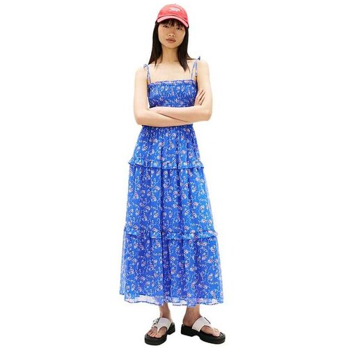 Tommy Hilfiger plava maxi haljina Cene