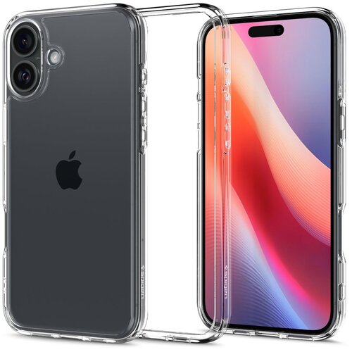 Spigen OVITEK ULTRA HYBRID ZA IPHONE 16 PLUS CRYSTAL CLEAR COVER, (21970294) Cene
