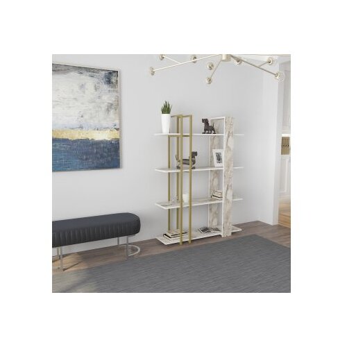 Hanah home Polica za knjige Onno, 120x160x31 cm, Bež Slike